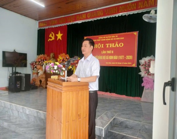 Đảng ủy xã Kon Đào huyện Đăk Tô tổ chức Hội thảo lần thứ II sách lịch sử Đảng bộ xã Kon Đào 1977 – 2020